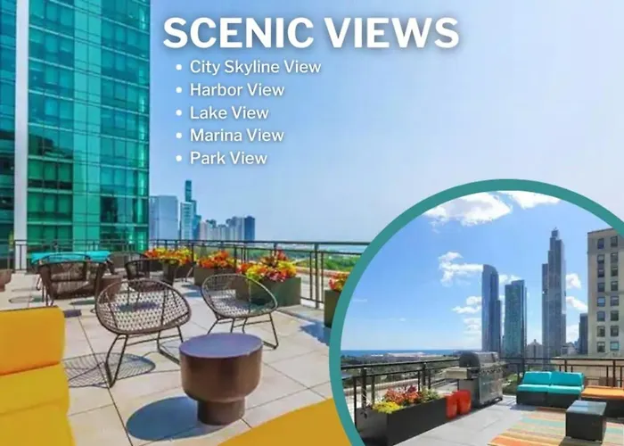 Downtown Penthouse - Mich Ave 2bd Gym And Views #12 Hébergement de vacances *